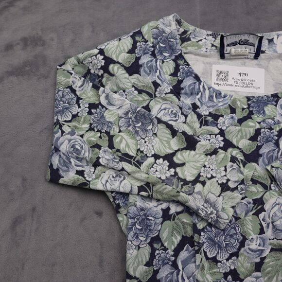 Best American Clothing Co Shirt Womens S Multicolor Floral Cropped Pullover - Picture 10 of 16